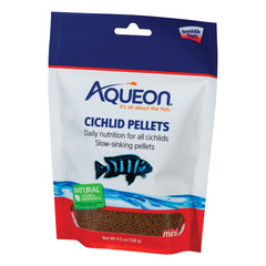 Aqueon Cichlid Pellet Fish Food Mini 4.5-oz