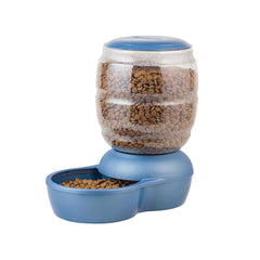 Petmate Replendish Automatic Dog & Cat Gravity Feeder with Microban Pearl Peacock Blue Small