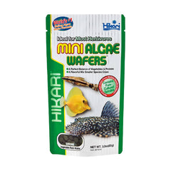 Hikari USA Mini Algae Wafers Sinking Fish Food 3-oz
