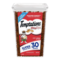 Temptations MixUps Backyard Cookout Flavor Crunchy & Soft Adult Cat Treats 30-oz