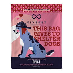Givepet Spice Soft-Baked Premium Dog Treats Yogurt, Honey & Cinnamon 6-oz
