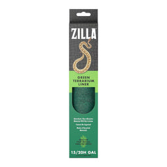 Zilla Reptile Terrarium Liners Green 15/20H/30X gal