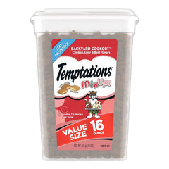 Temptations MixUps Backyard Cookout Flavor Crunchy & Soft Adult Cat Treats 16-oz