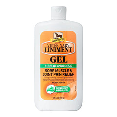 Absorbine Sore Muscle & Joint Pain Relief Veterinary Liniment Gel for Horses 12-oz