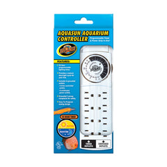 Zoo Med AquaSun Aquarium Controller Timer & Power Strip White