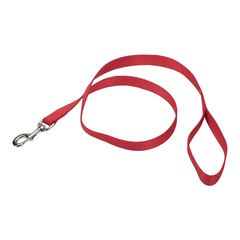 Coastal Single-Ply Nylon Dog Leash Red 3/8 in X 6 ft