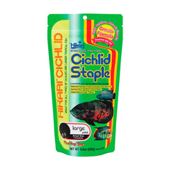 Hikari USA Cichlid Staple Floating Large Pellets Fish Food 8.8-oz