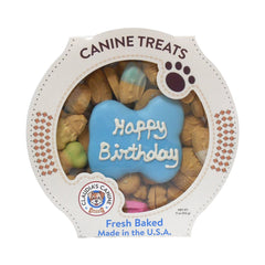 Claudia’s Canine Bakery Happy Birthday Dog Treats Blue 11-oz
