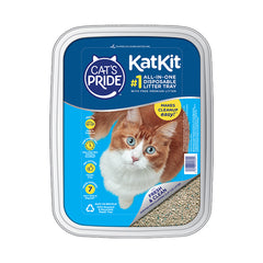Jonny Cat Cat's Pride KatKit All-In-One Disposable Tray Pre-filled with Litter 3.9-lb