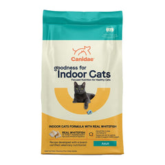 CANIDAE PURE Goodness for Indoor Cats Adult Dry Cat Food Real Whitefish 10-lb