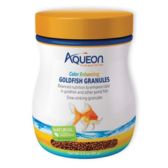 Aqueon Goldfish Granules Color Enhancing Fish Food 3-oz