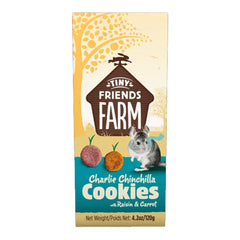 Tiny Friends Farm Charlie Chinchilla Cookies Baked Treat with Raisin & Carrot 4.2-oz