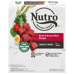 Nutro Natural Choice Beef & Brown Rice Adult Dry Dog Food 28-lb