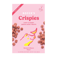 Bocce's Bakery Crispies Light & Handy Snack-Sized Dog Treats Banana & Bacon 10-oz