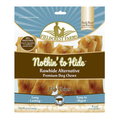 Fieldcrest Farms Nothin' To Hide Flip Chips Dog Treat Beef 8 Count 8.5-oz