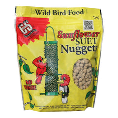 C&S Sunflower Suet Nuggets for Wild Birds 27-oz