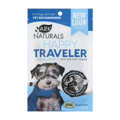 Ark Naturals Happy Traveler Bite Size Soft Chews for Dogs & Cats 75 Count 1.98-oz