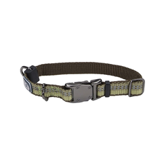 Coastal K9 Explorer Reflective Adjustable Dog Collar Campfire Orange 1 in X 12-18 in