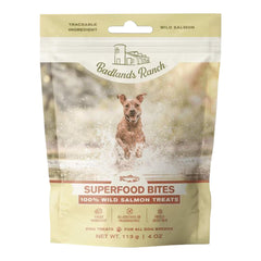 Badlands Ranch Superfood Bites Freeze-Dried Raw Dog Treats Wild Salmon 4-oz