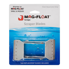 Mag-Float Scraper Blades for Floating Magnet Glass Aquarium Cleaner Small & Medium 2 Count