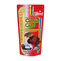Hikari USA Cichlid Gold Floating Baby Pellets Fish Food 8.8-oz