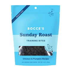 Bocce's Bakery Sunday Roast Training Bites Dog Treats Chicken & Pumpkin 6-oz