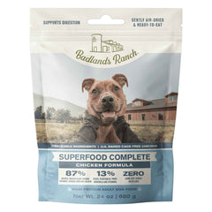 Badlands Ranch Superfood Complete Air-Dried Dog Food Chicken 24-oz