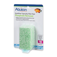 Aqueon QuietFlow Phosphate Remover Replacement Specialty Filter Pads 4 Count Size 10