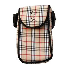Woofhoof Equestrian Cell Phone Case Plaid X-Large