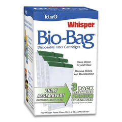 Tetra Whisper Bio-Bag Disposable Filter Cartridges Medium 3 Count