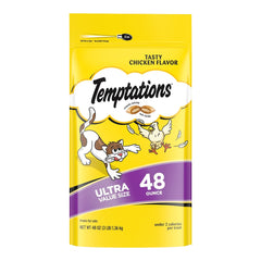 Temptations Classics Crunchy & Soft Adult Cat Treats Tasty Chicken 48-oz