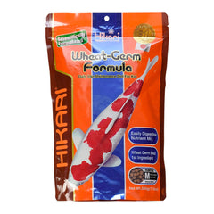 Hikari USA Wheat-Germ Floating Medium Pellet Fish Food for Koi Goldfish & Other Pond Fishes 17.6-oz