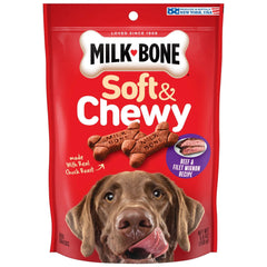 Milk-Bone Soft & Chewy Beef & Filet Mignon Dog Treats  5.6-oz