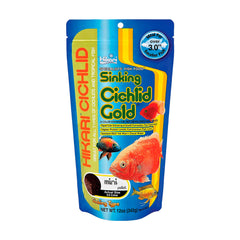 Hikari USA Cichlid Gold Sinking Mini Pellets Fish Food  12-oz