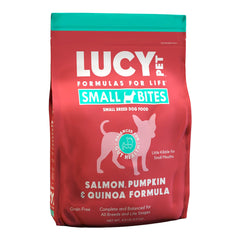Lucy Pet Products Grain-Free Small Bites Small Breed Dry Dog Food Salmon, Pumpkin & Quinoa 4.5-lb
