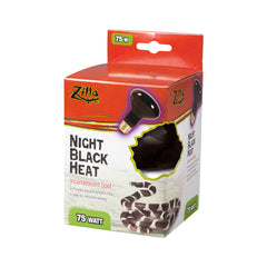 Zilla Night Black Heat Incandescent Spot Bulb 75W