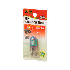 Zilla Night Red Light & Heat Mini Halogen Bulb 50W