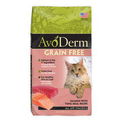 AvoDerm Natural Grain-Free Salmon with Tuna Meal Dry Cat Food 5-lb