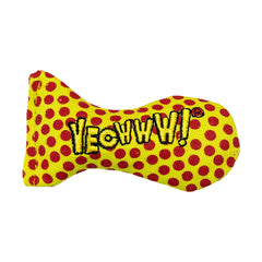 Yeowww! Stinkies Catnip Cat Toy Yellow Red 3-in