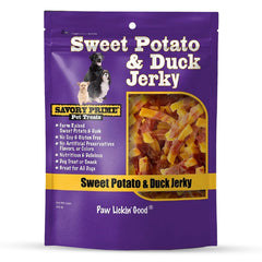 Savory Prime Natural Sweet Potato & Duck Jerky Dog Treats 16-oz