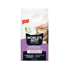World's Best Cat Litter Multiple Cat Lavender Scented Formula 15-lb
