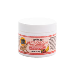 Fluker's Repta Strawberry-Banana Flavored Calcium with Vitamin D3 4-oz