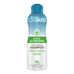 TropiClean OxyMed Hypoallergenic Oatmeal Shampoo for Dogs & Cats 20-oz