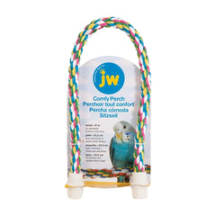 JW Pet Comfy Perch for Birds Multicolor Small 21-in