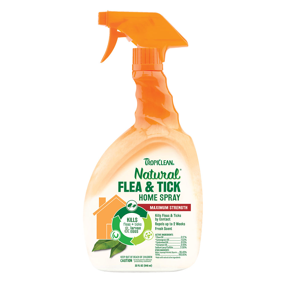 TropiClean Natural Flea & Tick Maximum Strength Home Spray
