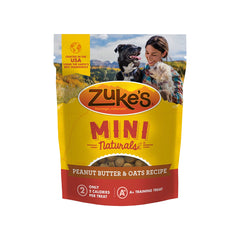 Zuke's Mini Naturals Peanut Butter & Oats Dog Treats 1-lb
