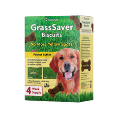 NaturVet GrassSaver Dog Biscuits Peanut Butter 11.1-oz
