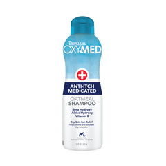 TropiClean OxyMed Anti-Itch Medicated Oatmeal Shampoo for Dogs & Cats 20-oz