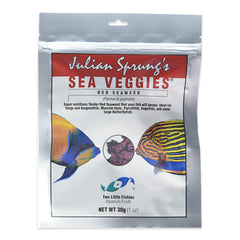 Two Little Fishies Julian Sprung's Seaveggies Red Seaweed Fish Food 1-oz