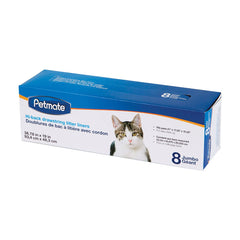 Petmate Hi-Back Drawstring Litter Pan Liners Clear Jumbo 8 Count